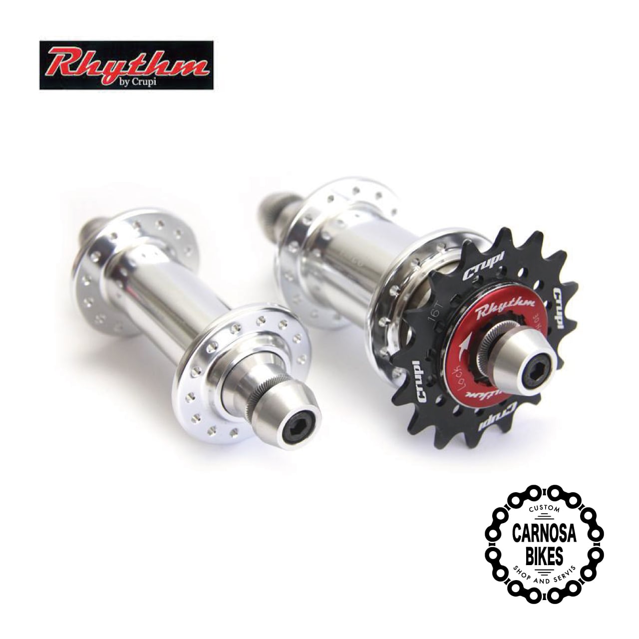【RHYTHM】EXR28 Cassette Hubset [EXR28 カセット ハブセット] 28H 【CARNOSA BIKES