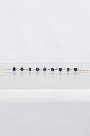 K18 Blue Sapphire Bracelet 18金ブルーサファイアブレスレット