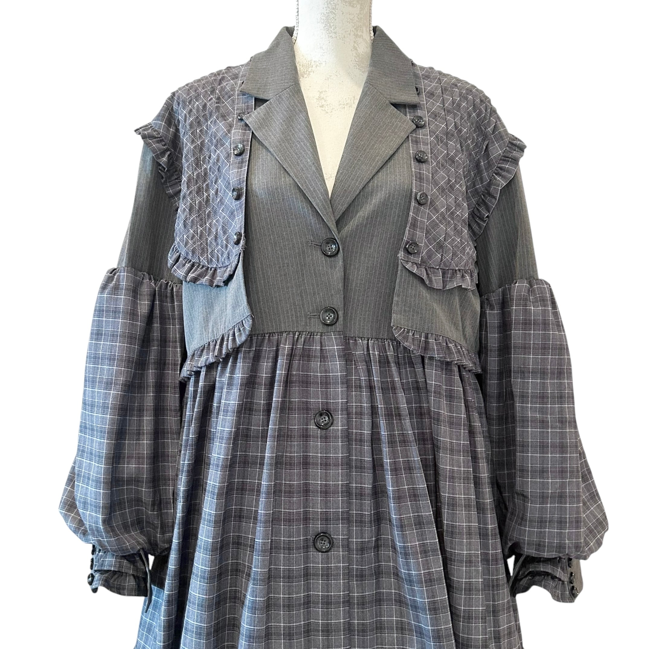 ヨークドッキングスーツワンピース GRAY