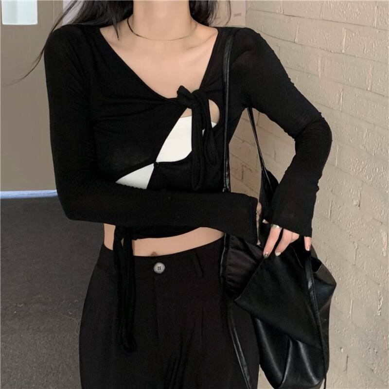 Tシャツ シャツ ショートサマートップス ロング 夏物 ピュア ブラックストロベリース51693522807