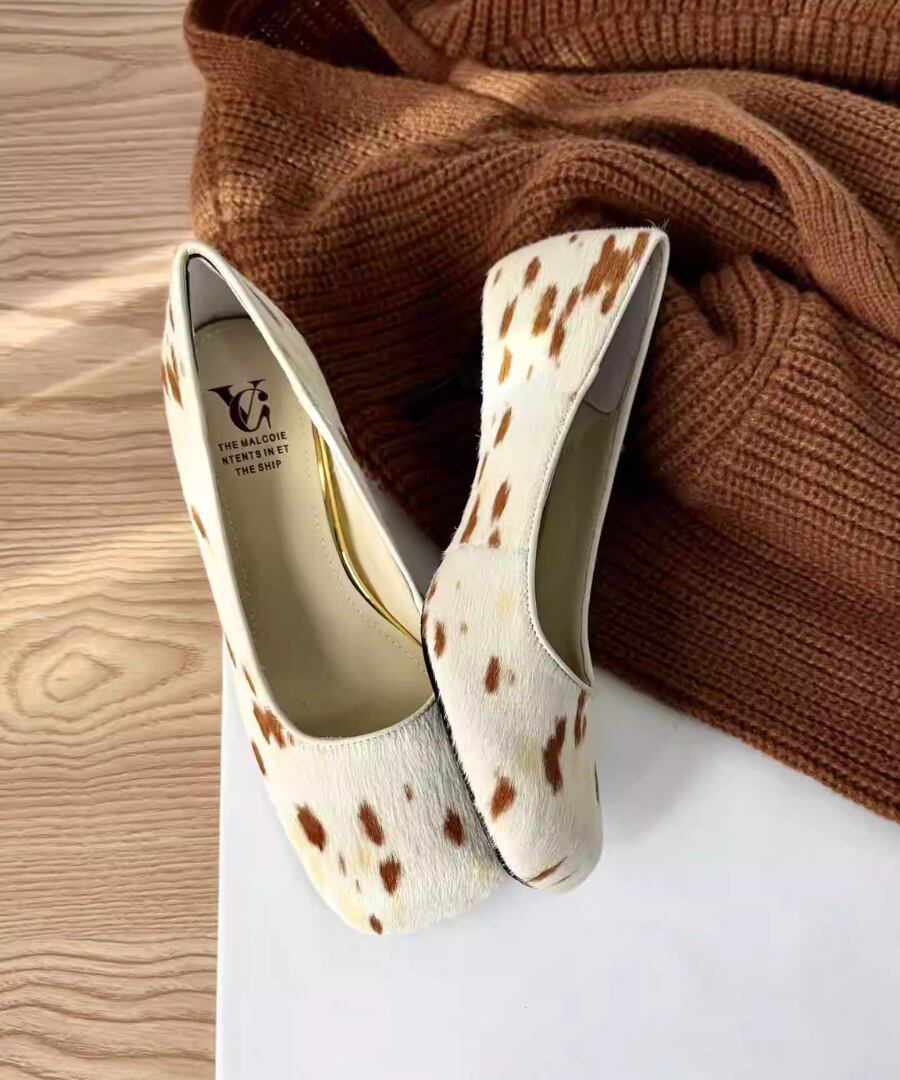 レザー◆スクエアトゥシングルシューズ【e-70640】