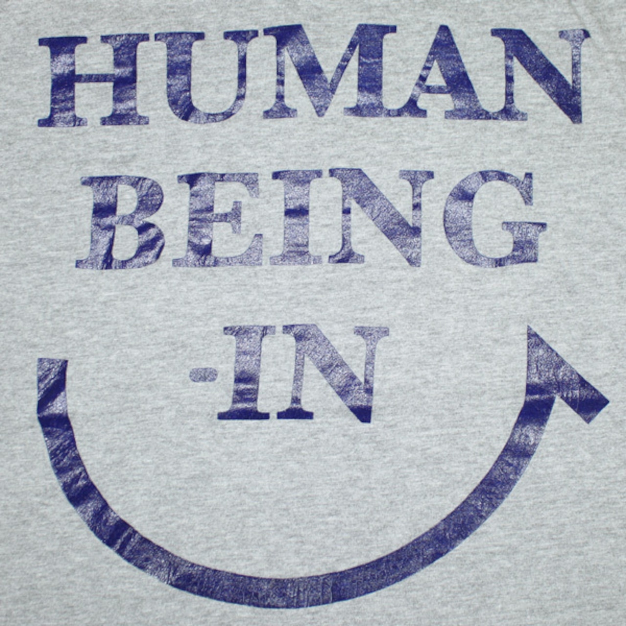 ［OAFISH］HUMAN BEING-IN ショートスリーブTシャツ メンズ｜HEATHER GRAY