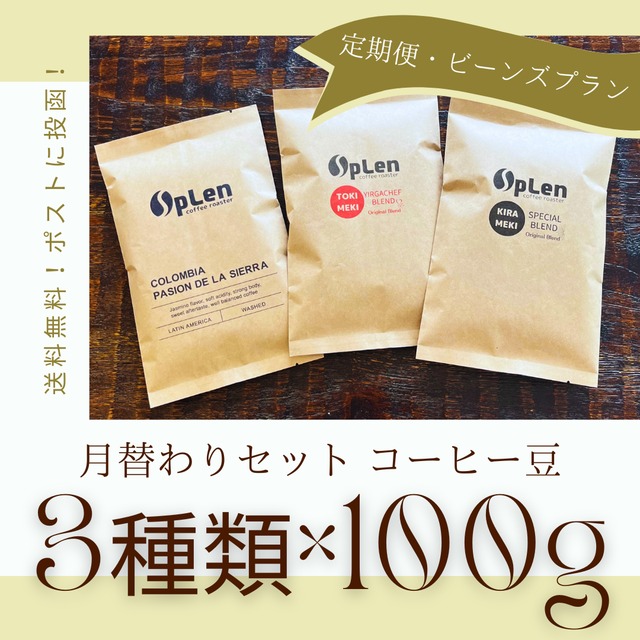 【定期便・ビーンズプラン】スペシャルブレンド300g【送料無料】