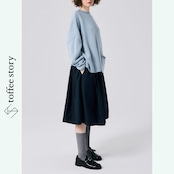 【2color】彩り刺繍とバットスリーブの優しいセーター 《P0265》