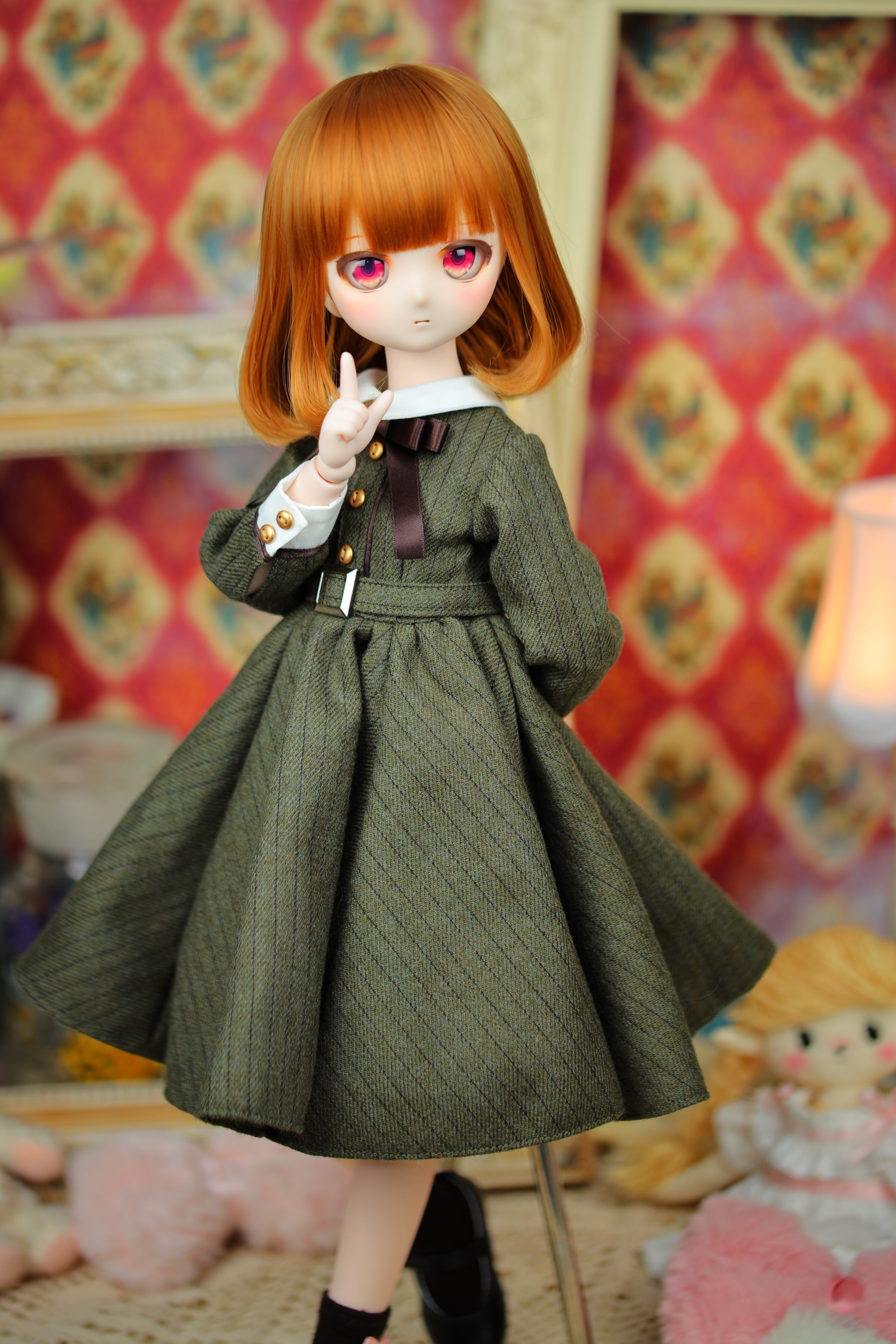 MDD / SDM対応OF 【深碧の森の館ドレス ディープグリーン】MDD / SDM