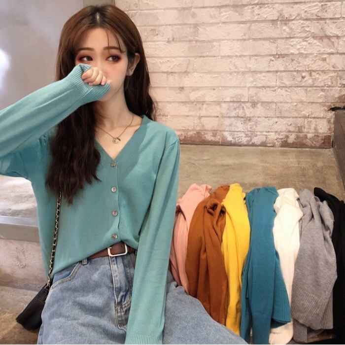 ファッションのバージョン、シンプル、ルーズ、長袖、スリムフィット、春の新しいニットセータートップ、2020年春の女性のトレンド YY-ファッション84801464870