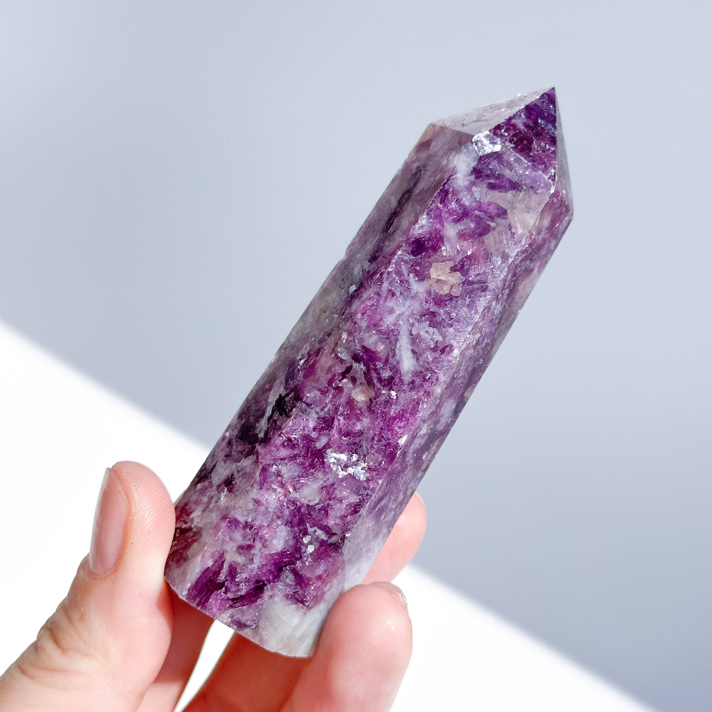 レピドライト タワー35◇ Lepidolite ◇天然石・鉱物・パワーストーン