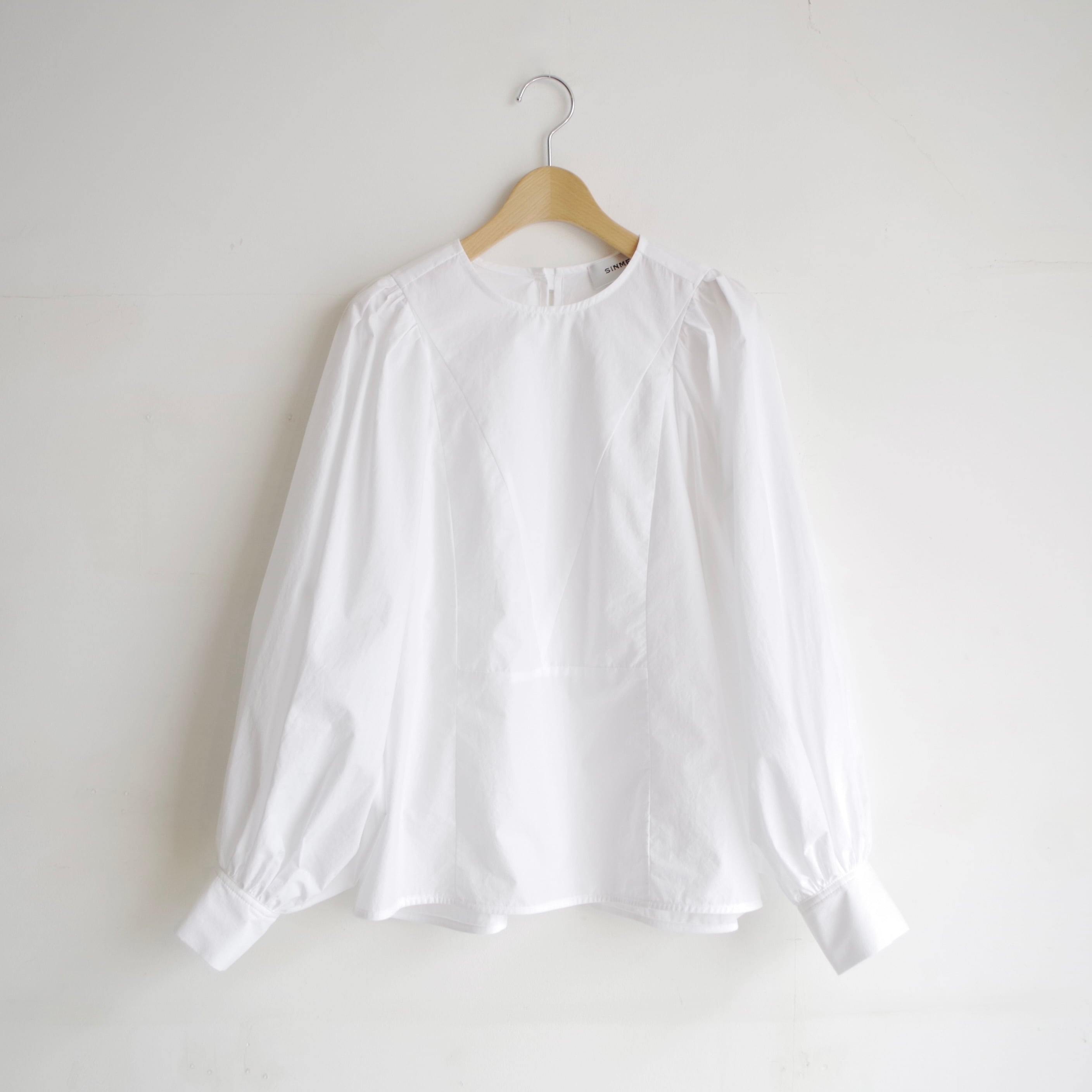 SINME ボリュームシャツⅡ ホワイト | 1F Store