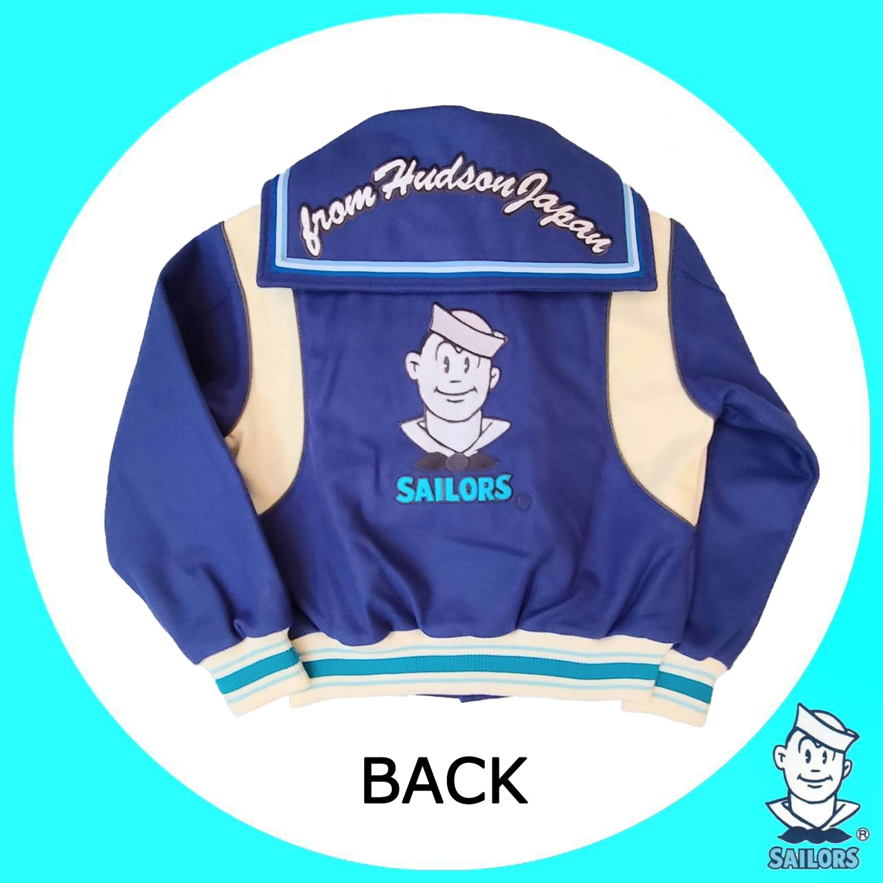 セーラーズ セーラーカラースタジャン パープルMサイズ セーラーカラースタジャン パープル【M】size | セーラーズsailors