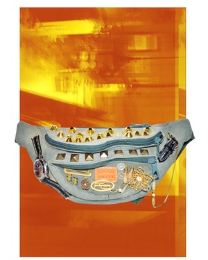 【sainen】 WAIST BAG / GREEN