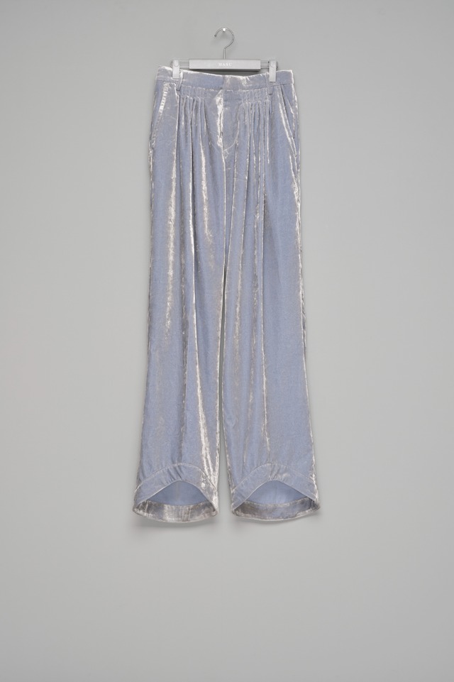 【26AW | WOMEN】MASU エムエーエスユー / パンツ / VELVET ACCORDION WIDE TROUSERS　M26H9PL010