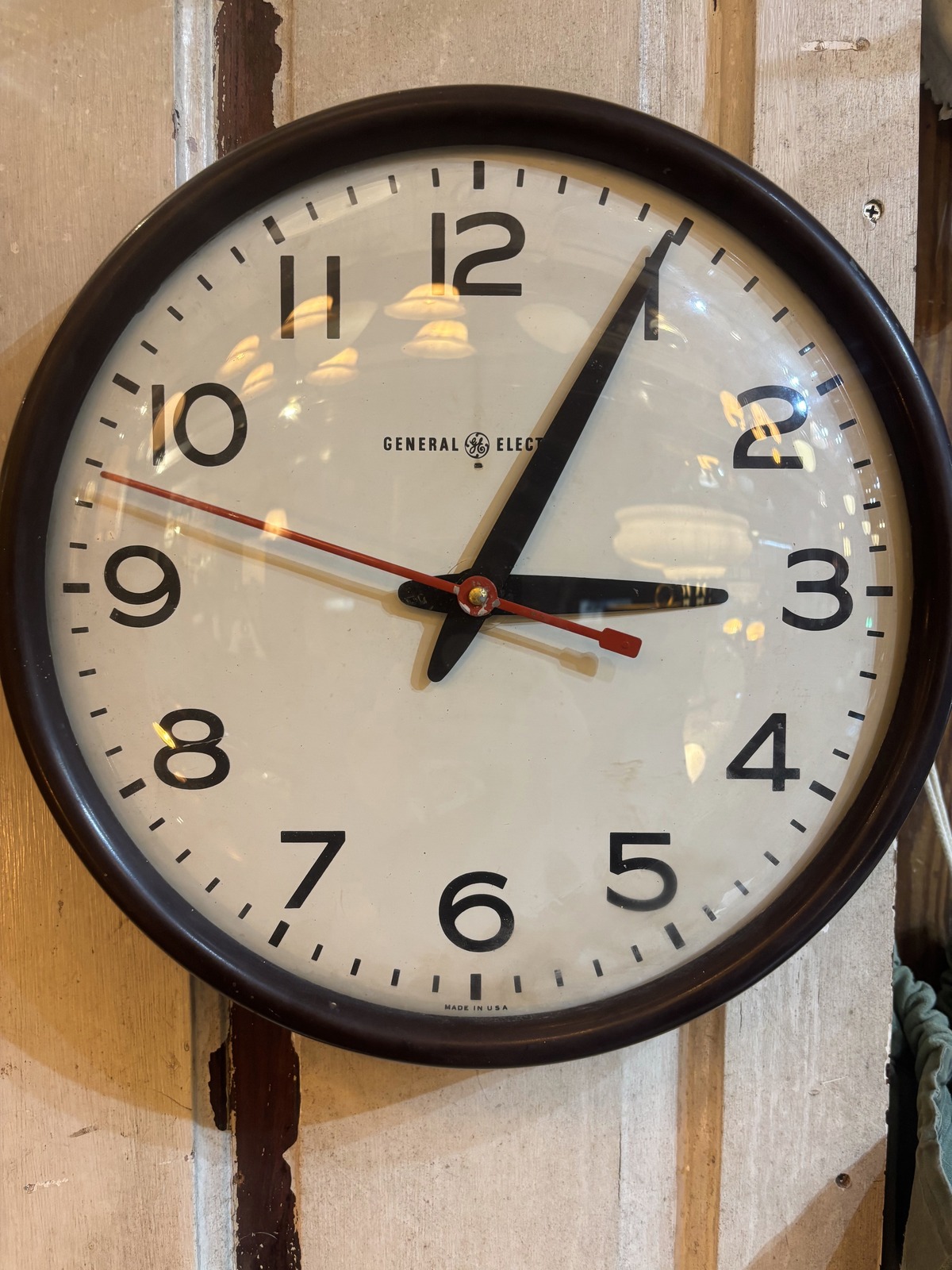vintage General Electric wall clock | EARLY BIRD Co.ltd ONLINE