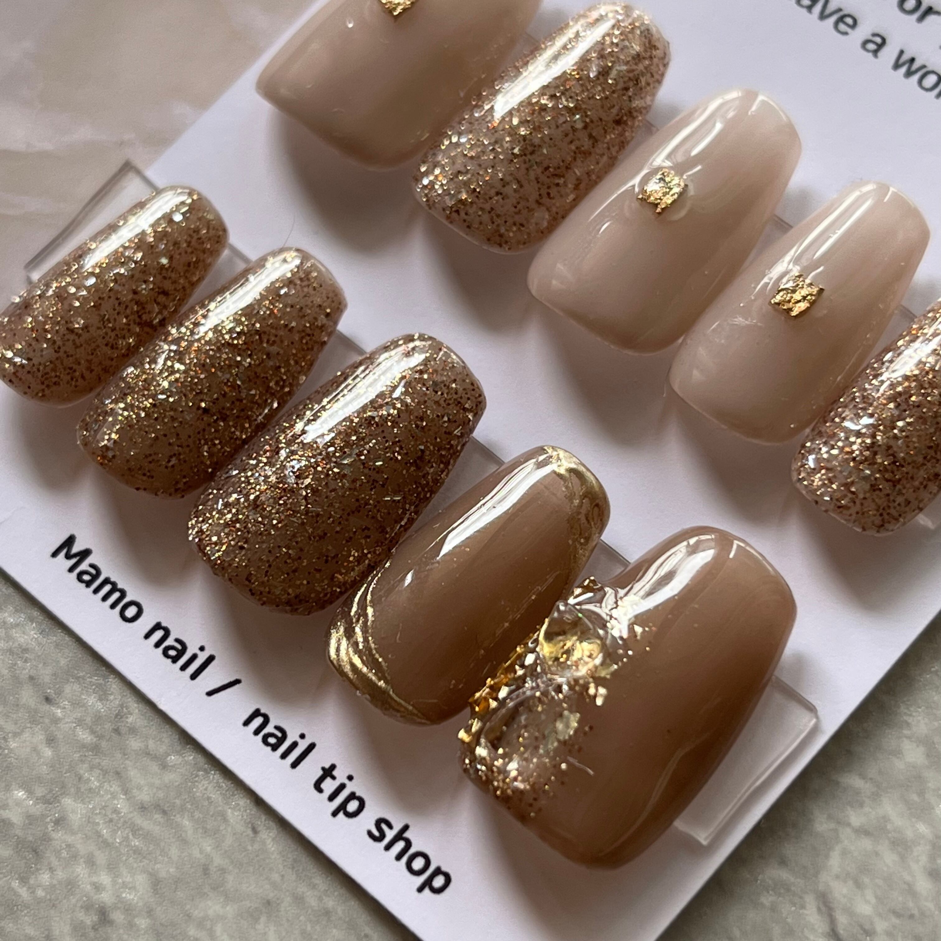 Bordeaux one color nail tip | Mamo nail