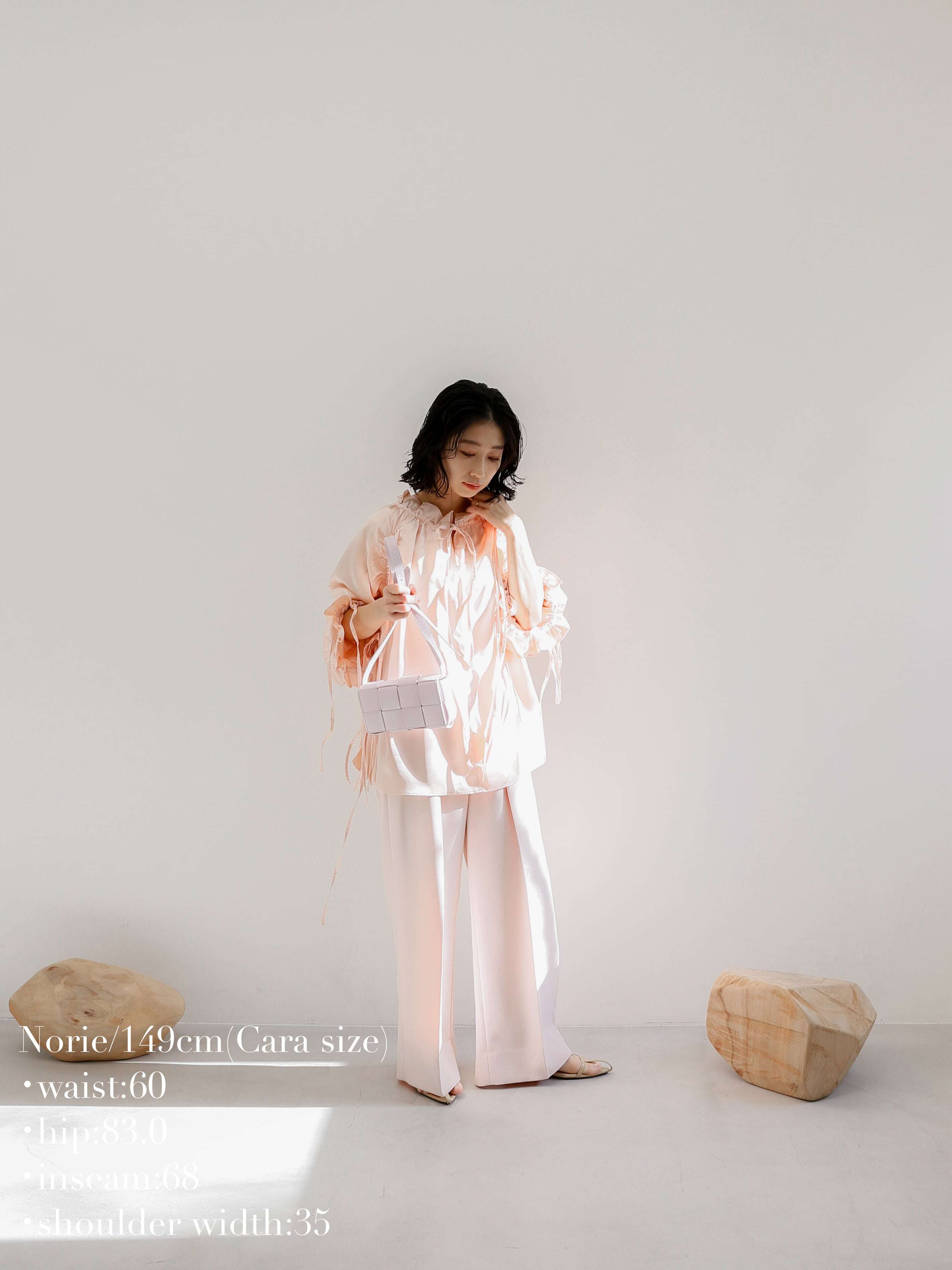 many ribbon satin blouse | Katrin TOKYO many ribbon satin blouse | Katrin TOKYO