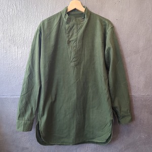 ［USED］50s Vintage SWEDEN M-55 Stand Collar Shirt ③