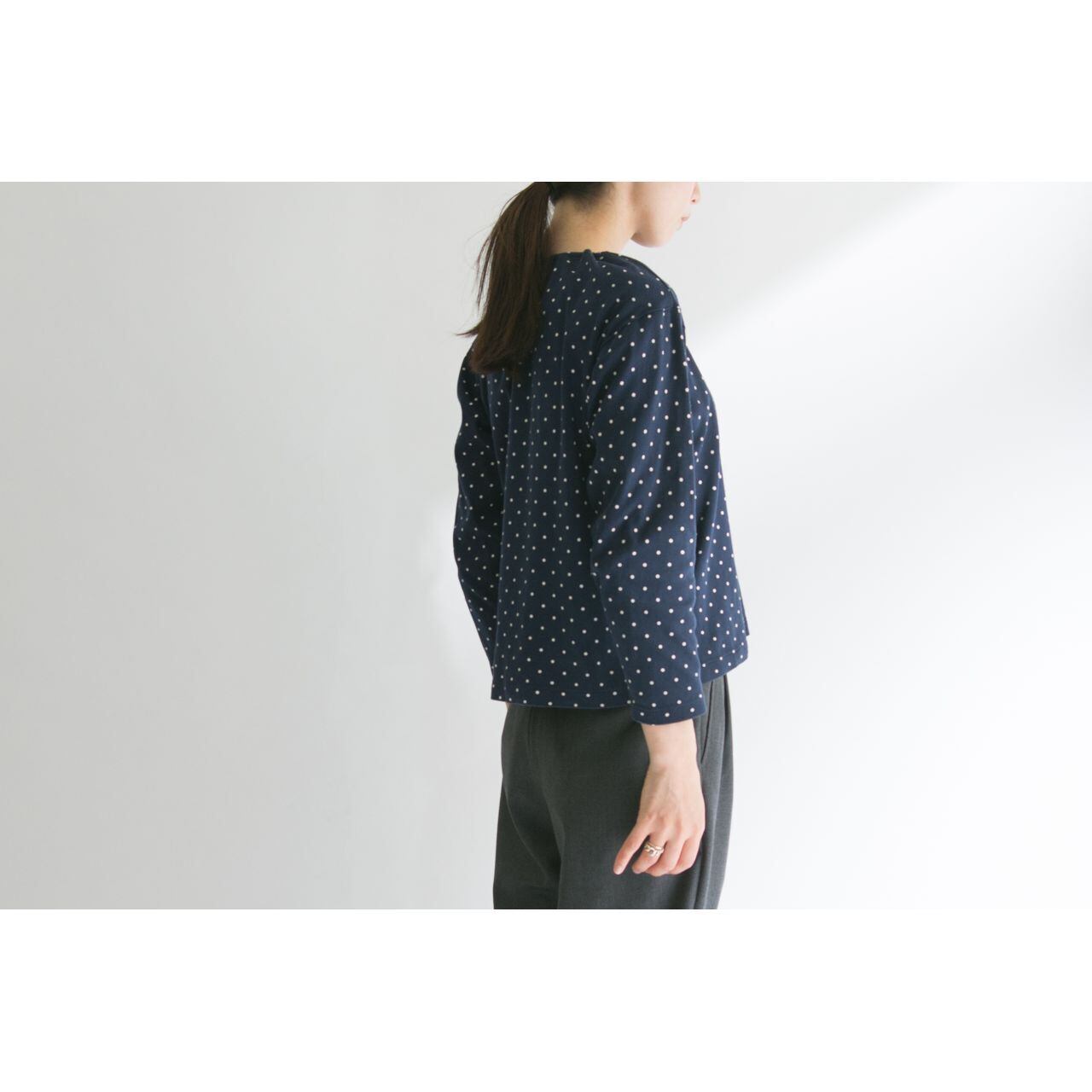 【I.S. Issey Miyake】80's dot printed T-shirt （イッセイミヤケ ドット柄Tシャツ ）5d