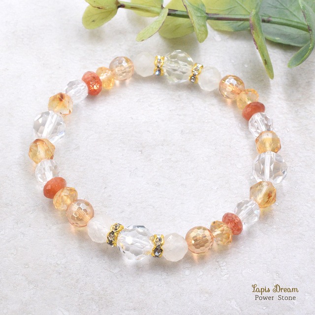 仕事の運気を上昇させて、経済的にも豊かになるお守り |  シトリンのパワーストーン ブレスレット