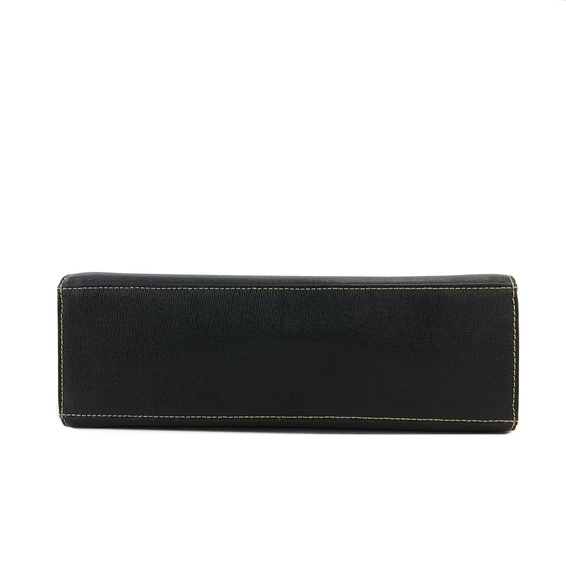 BURBERRY バーバリー ロゴ コンビレザー 2way トップハンドル