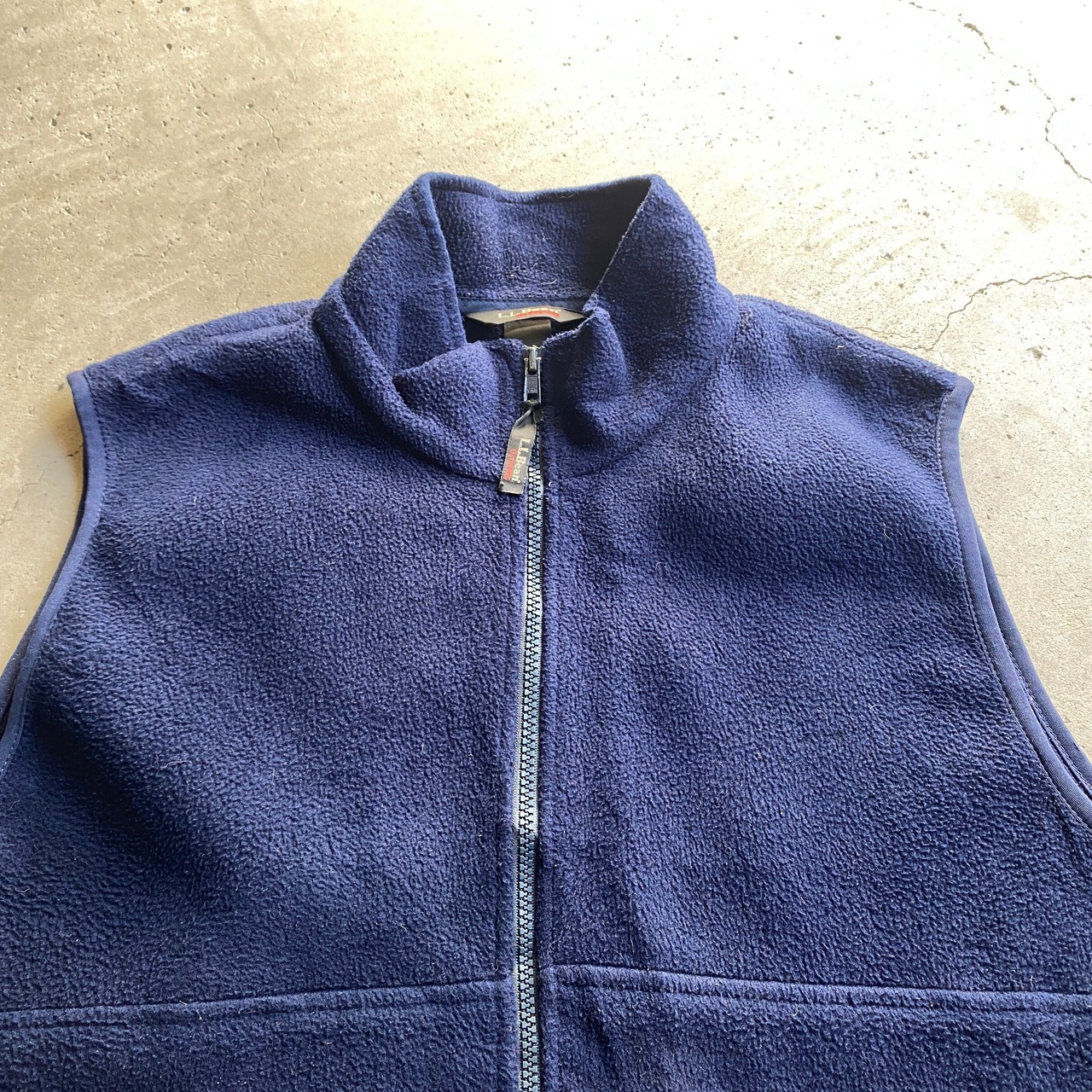 L.L.Bean エルエルビーン アウトドア フリースベスト メンズL 古着 