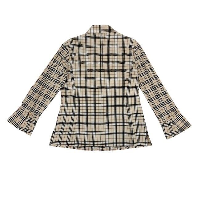 中古 バーバリーブルーレーベル BURBERRY BLUELABEL 七分袖 シャツ