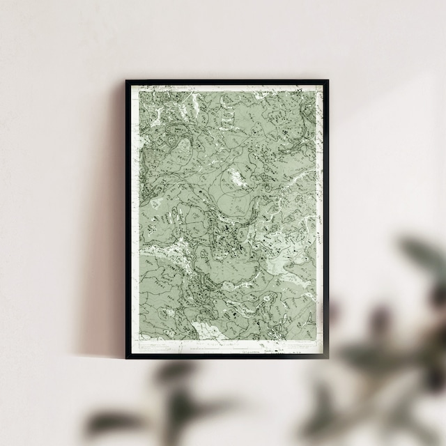 Yellowstone National Park [Soil Studies] 建築 アートポスター 地図 マップ 海外 デザイン アートパネル AP185