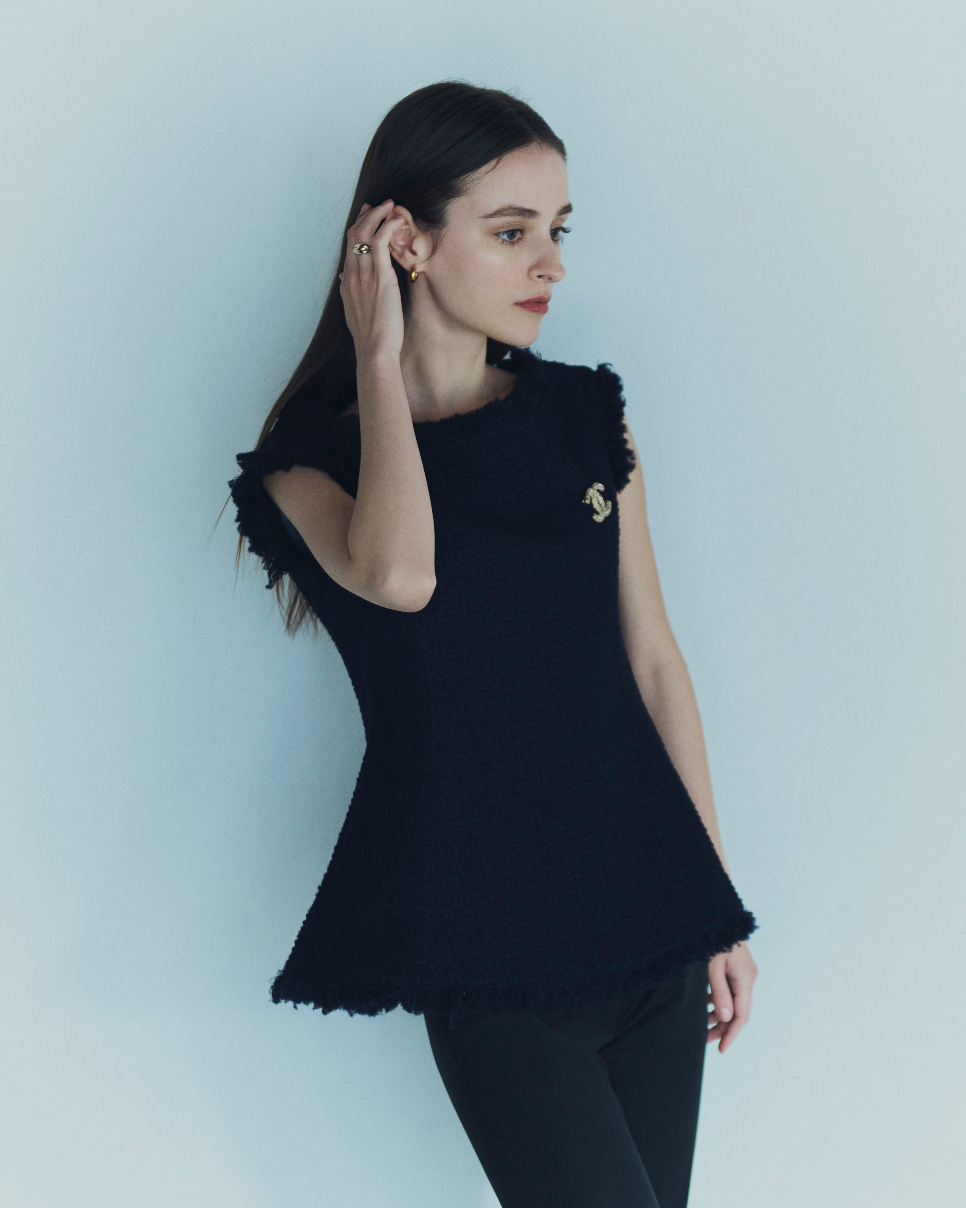 Original Tweed peplum tops | Bluelea