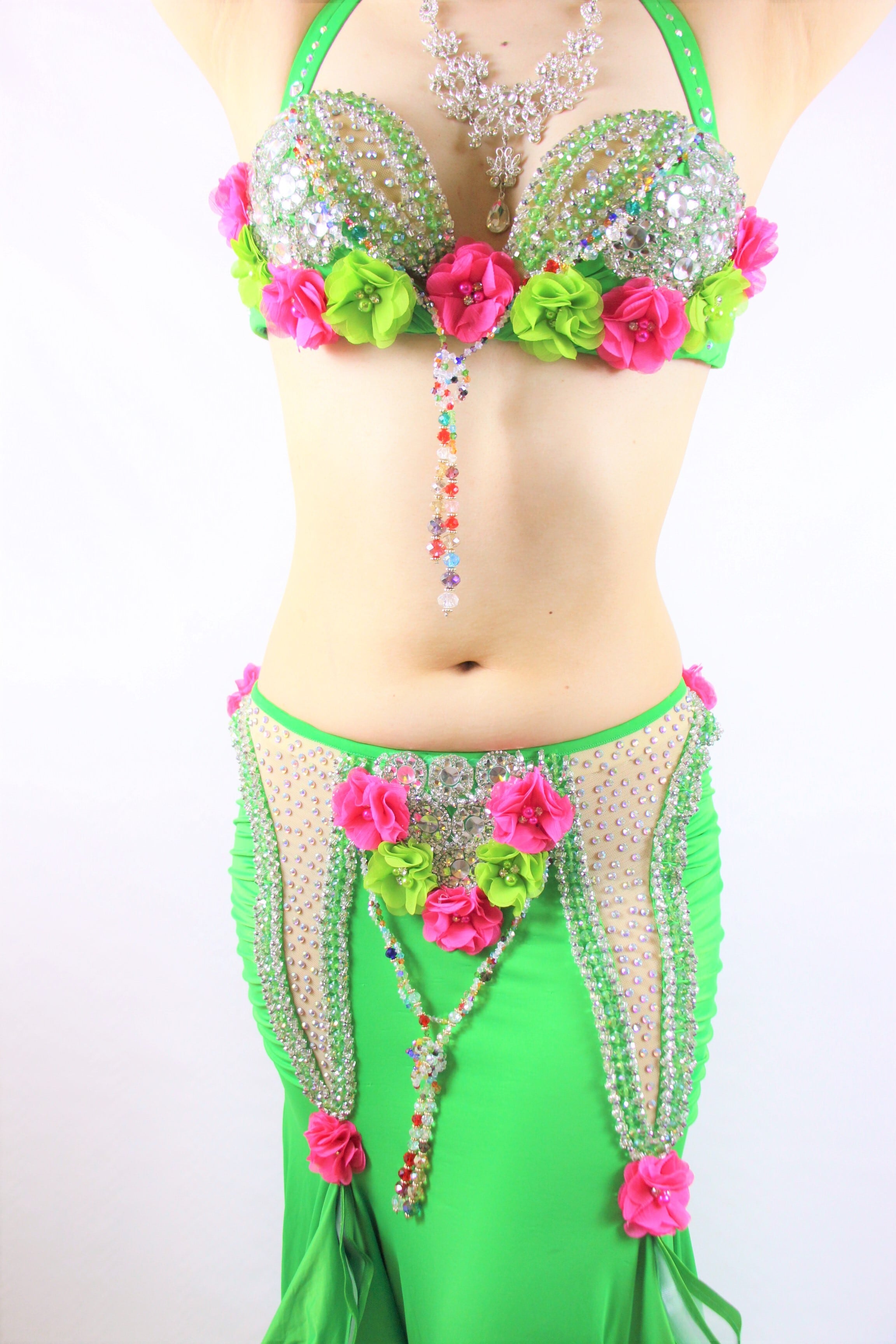 Yasser Green 4902 | ベリーダンス衣装・ハムサグッズのお店 Hamsa Belly
