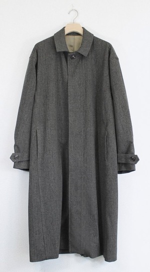 【11月下旬入荷予定】Long Balmancaan Coat　Charcoal