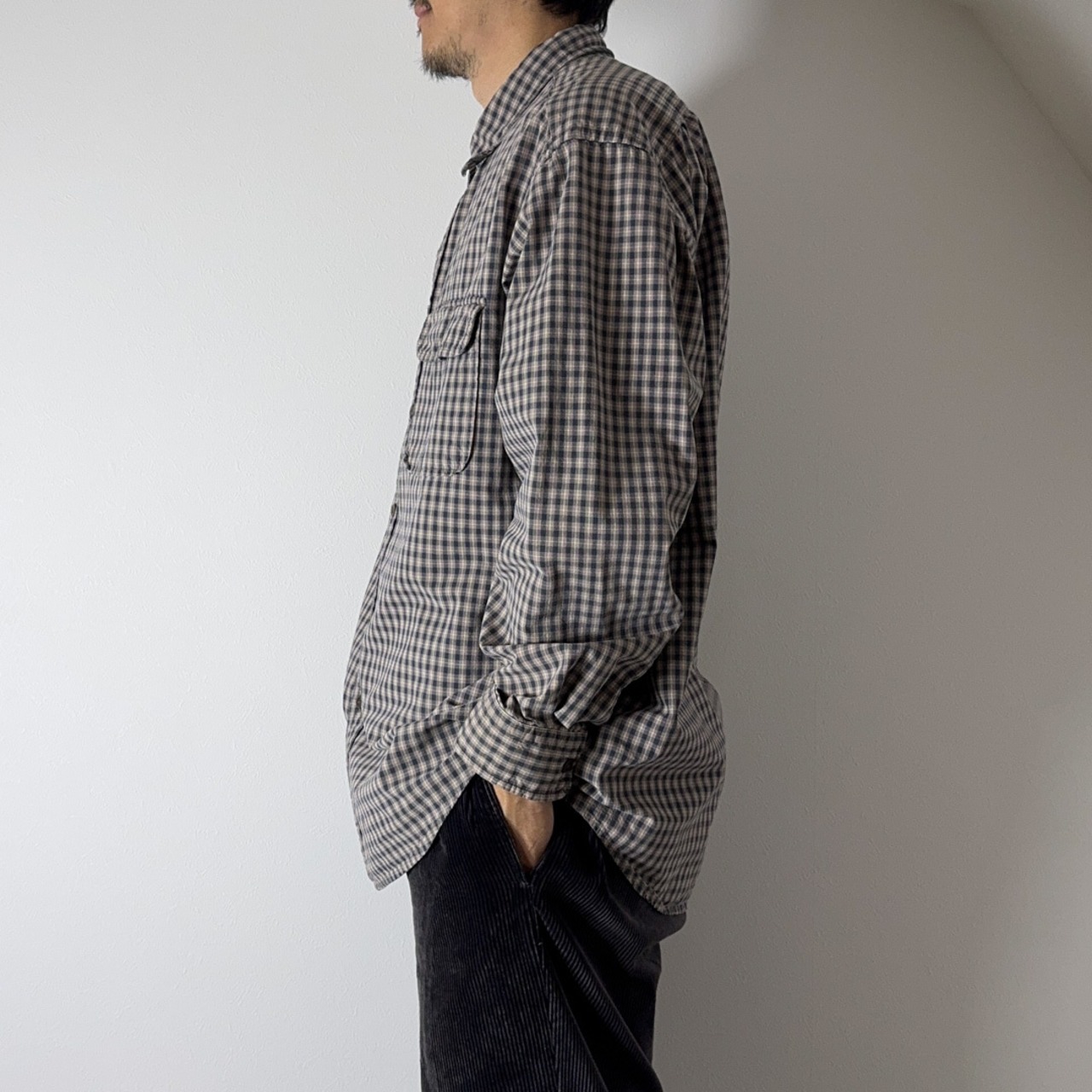 OLD GAP plaid shirt L 古着 - 15