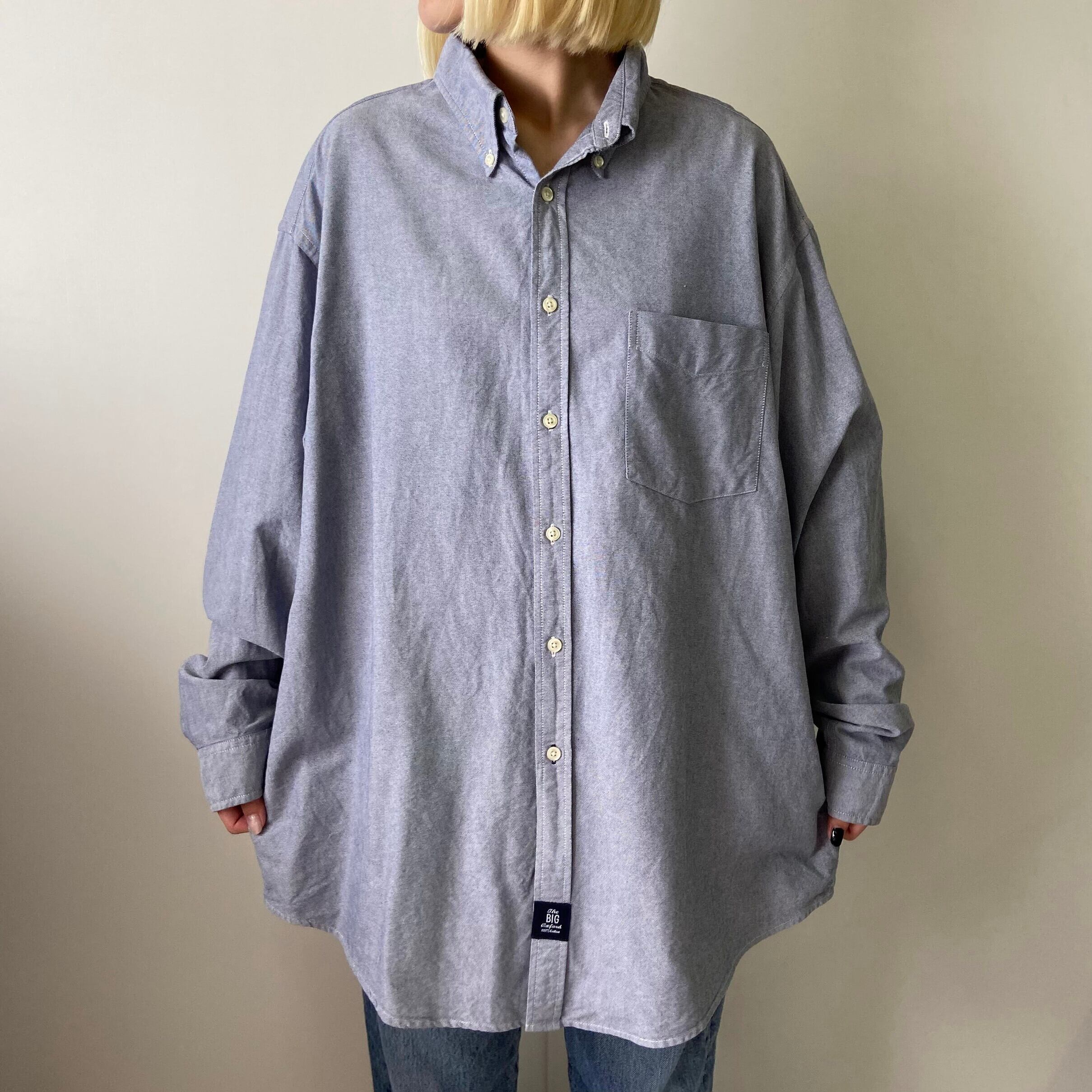 00年代 OLD GAP オールドギャップ The Big Oxford オックスフォードシャツ メンズL 古着 00s ビンテージ ヴィンテージ  ブルー 青 【長袖シャツ】【CS2212-30】 | cave 古着屋【公式】古着通販サイト