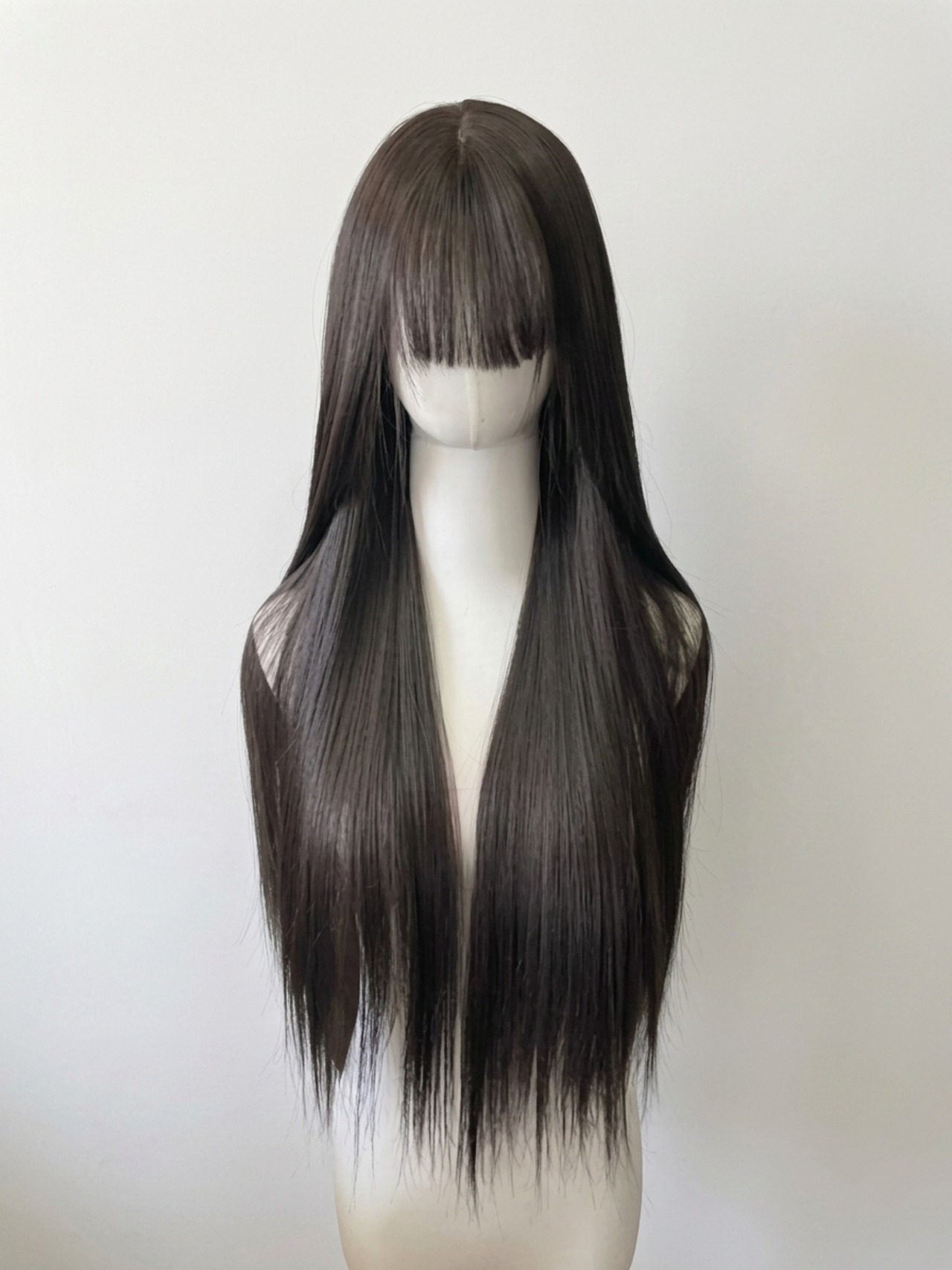 Premium - Midnight Doll / 前髪カット済み＋小型フロントレース【商品番号 2004】