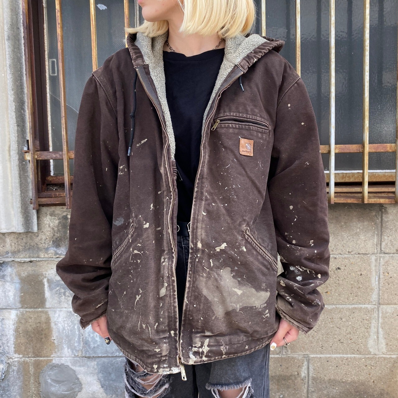Carhartt カーハート シエラジャケット ワークジャケット メンズL 古着  