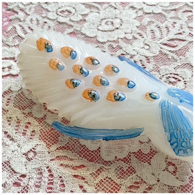 フランス買付 ヴィンテージ オブジェ インテリア 水鳥 白鳥 ペイント