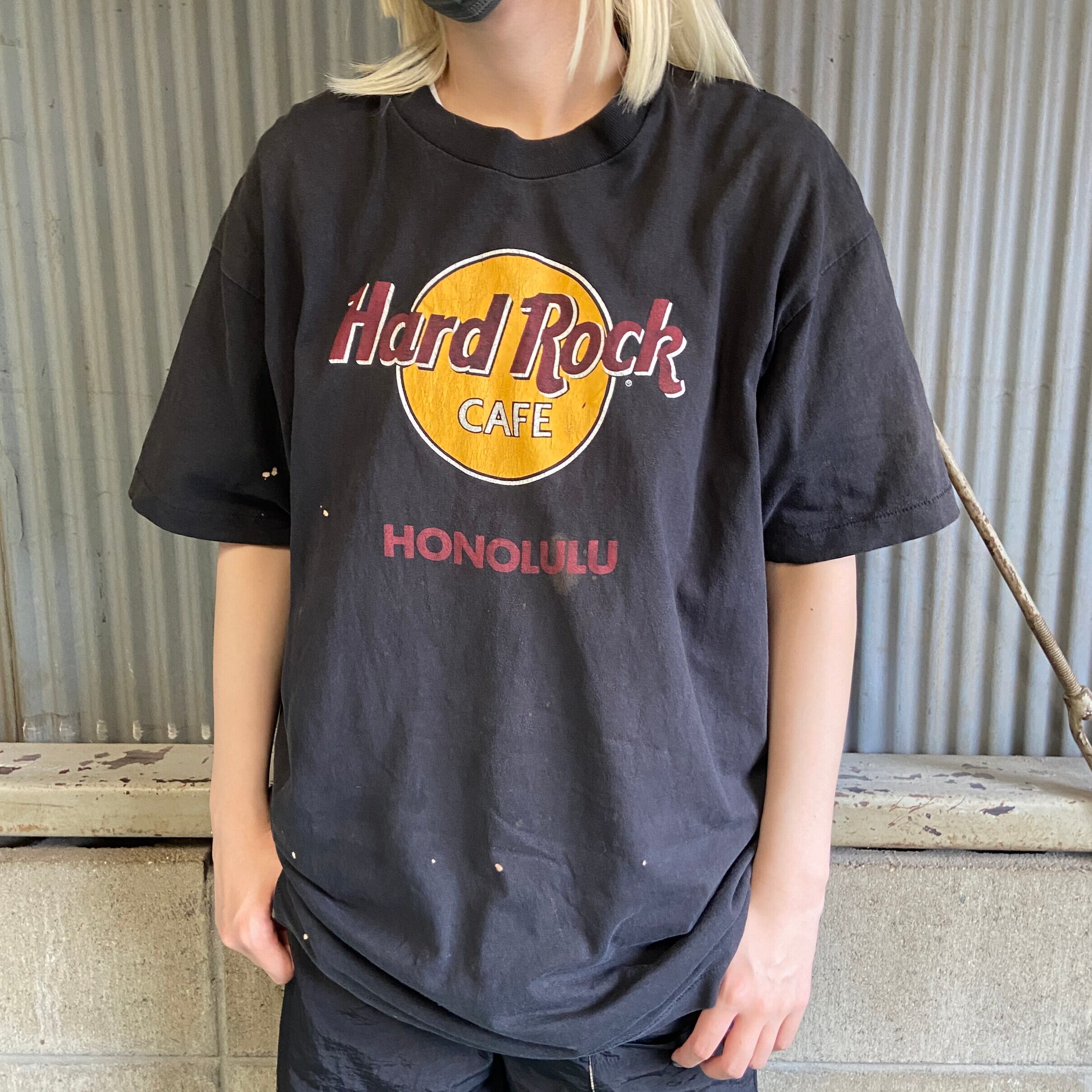 884 ハードロックカフェ USA ロゴ Tシャツ ビンテージ L 90 | fgc.ie