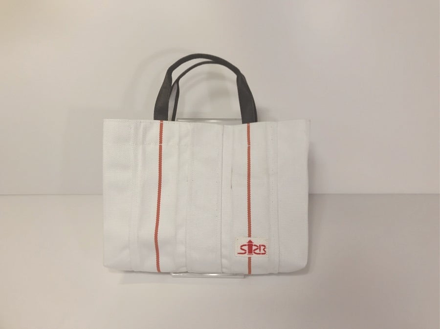 中国消防 バック 消防ホースバッグ ドラム型（青と緑ライン） | SRB -SUNRISE