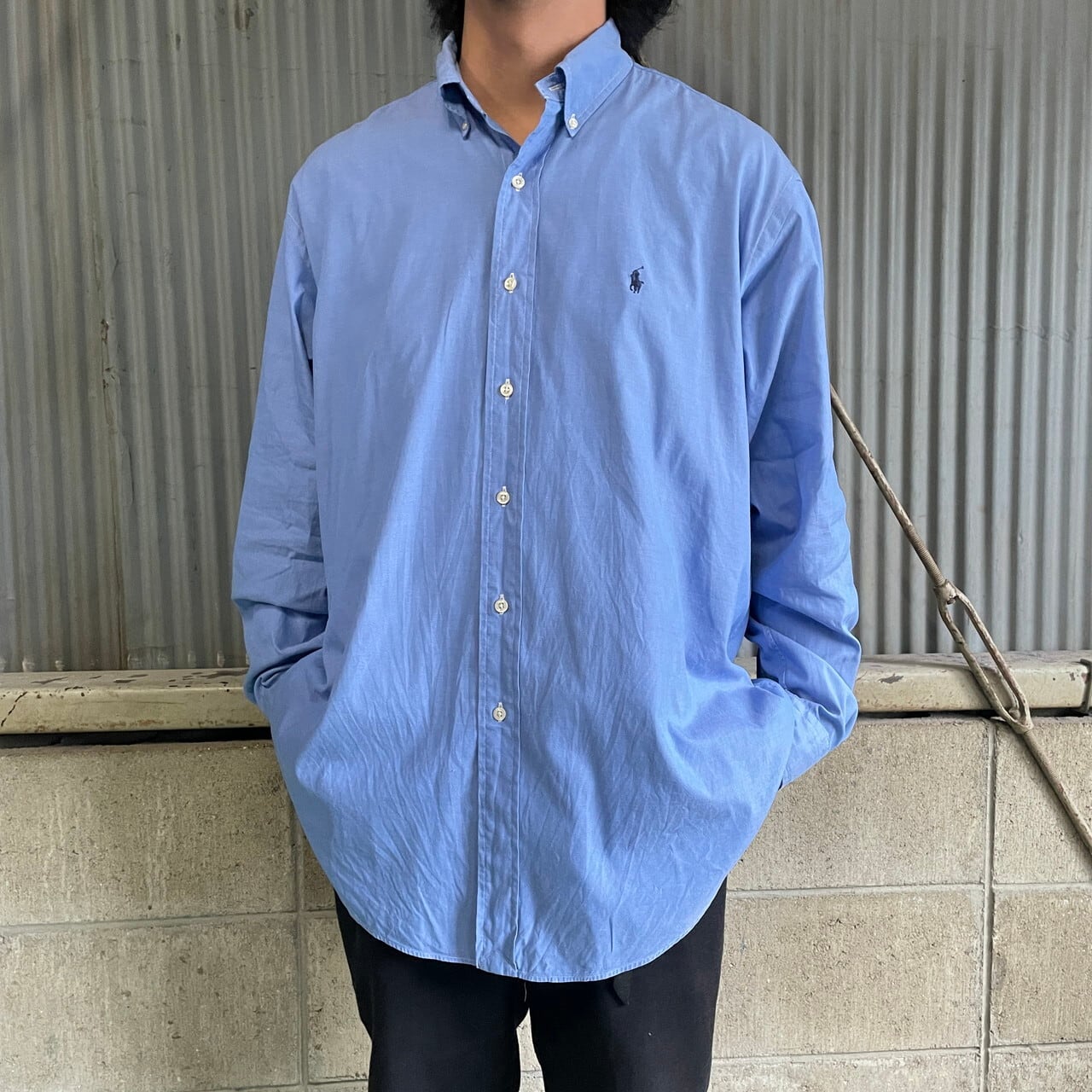 Ralph Lauren ラルフローレン YARMOUTH ボタンダウンシャツ メンズXL 