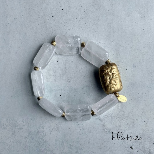 tumble bracelet（レクタングルクォーツ）