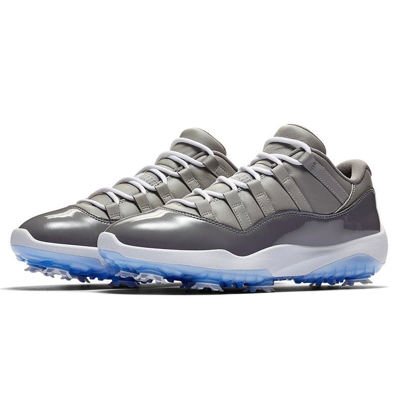 レアモデル】NIKE AIR JORDAN 11 RETRO LOW GOLF “COOL GREY” ナイキ