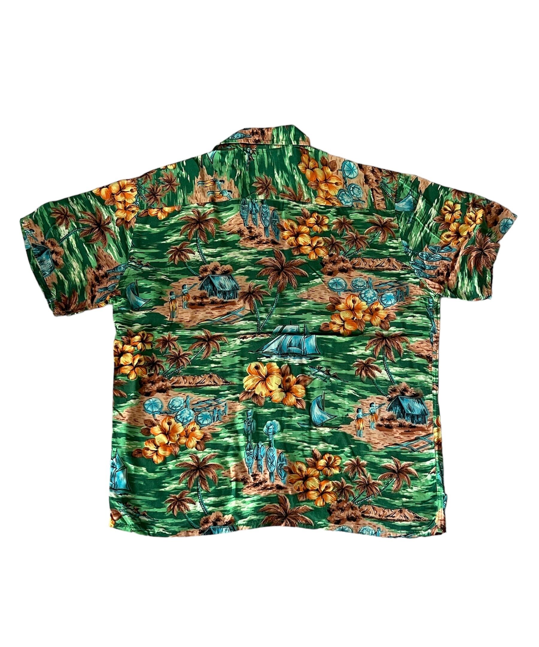 VINTAGE RAYON HAWAIIAN SHIRT MADE IN JAPANA アロハシャツ | vintage