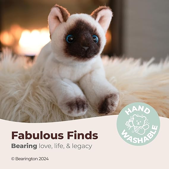 Bearington Collection Lil' Cleo シャム猫:手縫い 長さ8インチの