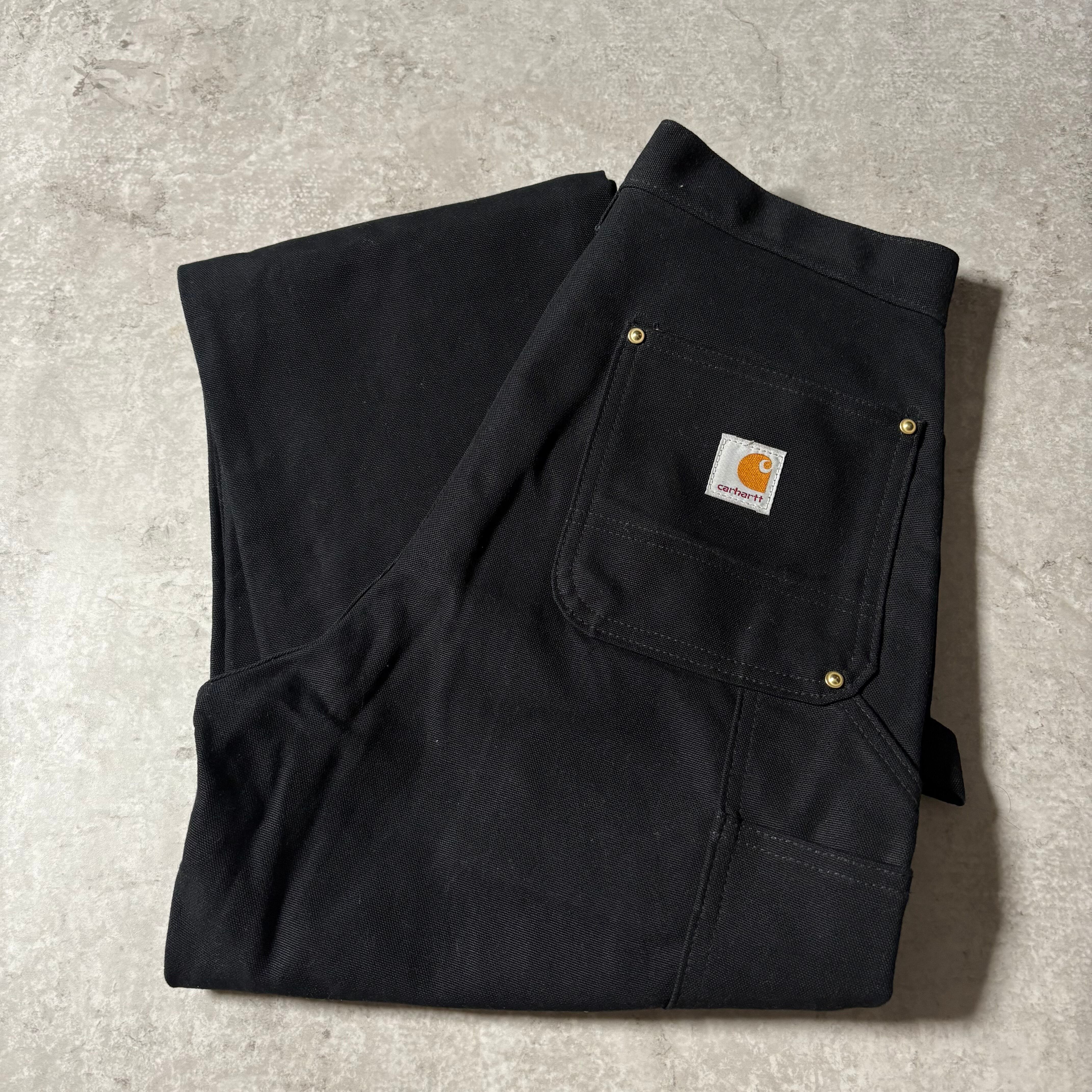 2015s "Carhartt" Double Knee Pants Black‼︎ Made in USA