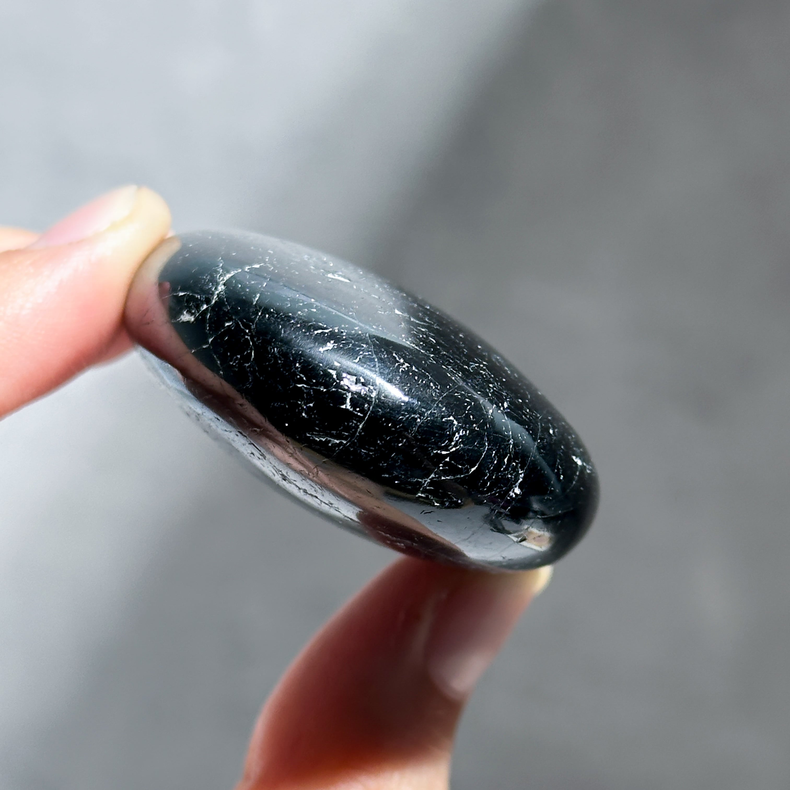 ブラックトルマリン パームストーン41◇ Black Tourmaline ◇天然石