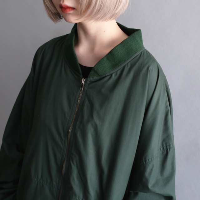 3XL super big zip-up blouson