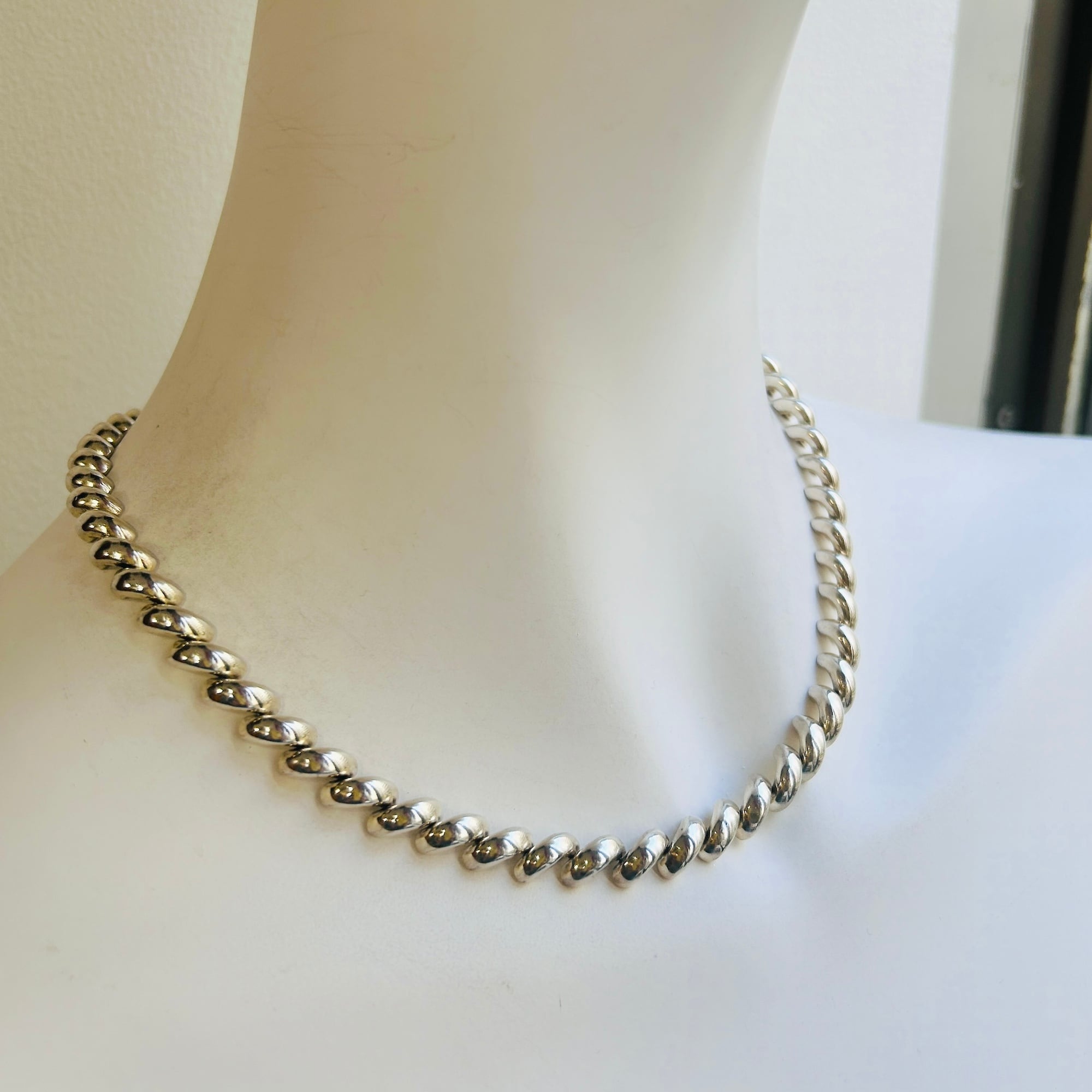 Italy シルバー925 サンマルコチェーンネックレス(46cm Italy シルバー925 サンマルコチェーンネックレス(46cm