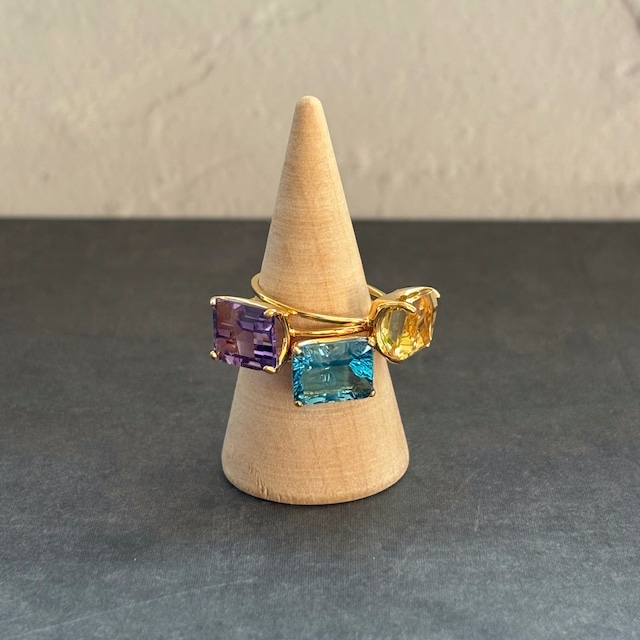 【square ring】ロンドンブルートパーズ