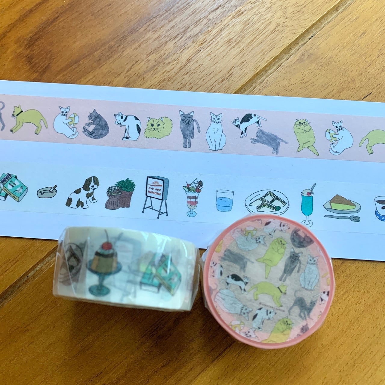 マスキングテープ 喫茶店、ネコ | Kanagawa Kamome Online Shop*