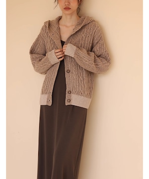 ケーブルニット◆カーディガン【a-50068】