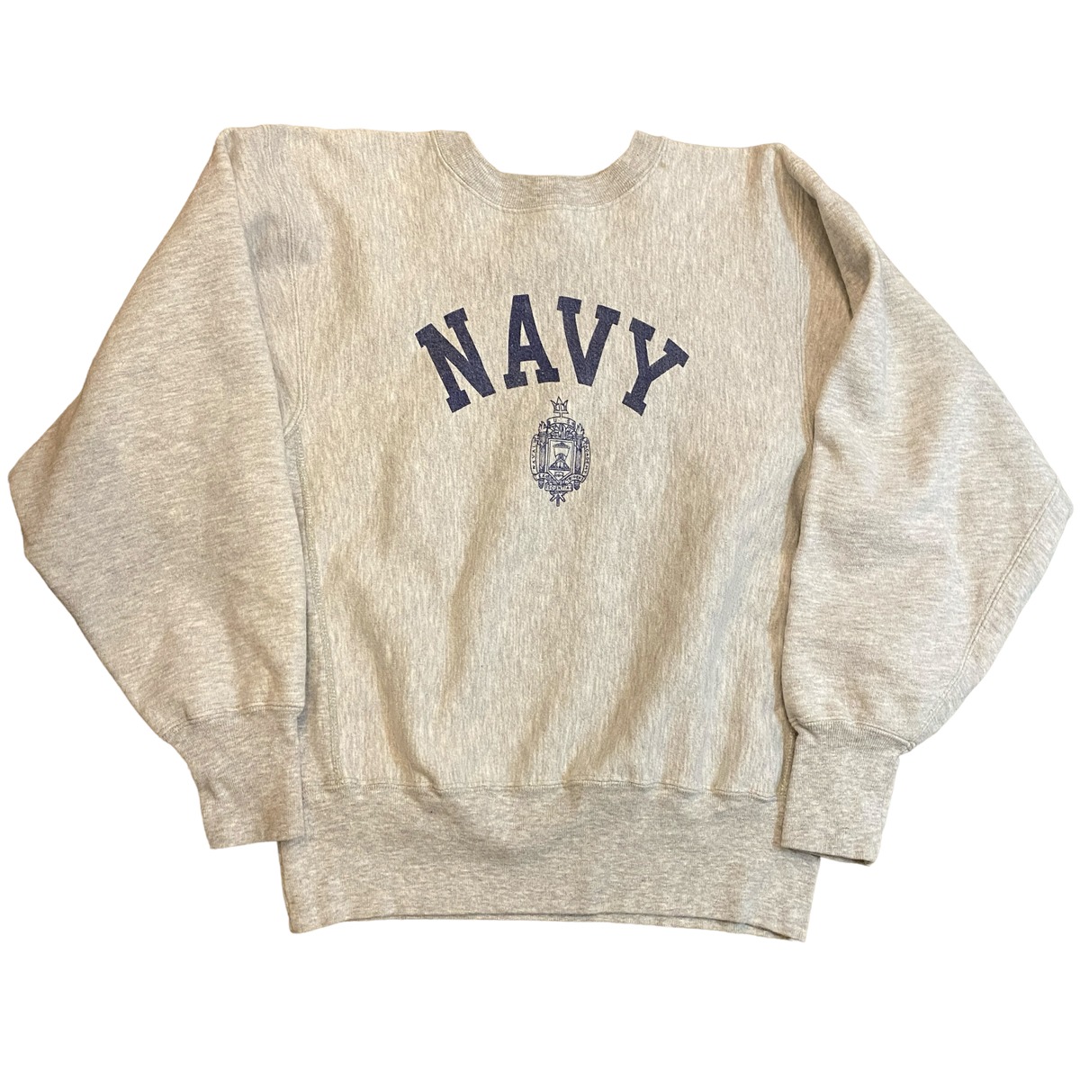 SPECIAL VINTAGE 80S CHAMPION US NAVY REVERSE WEAVE SWEAT M GRAY 