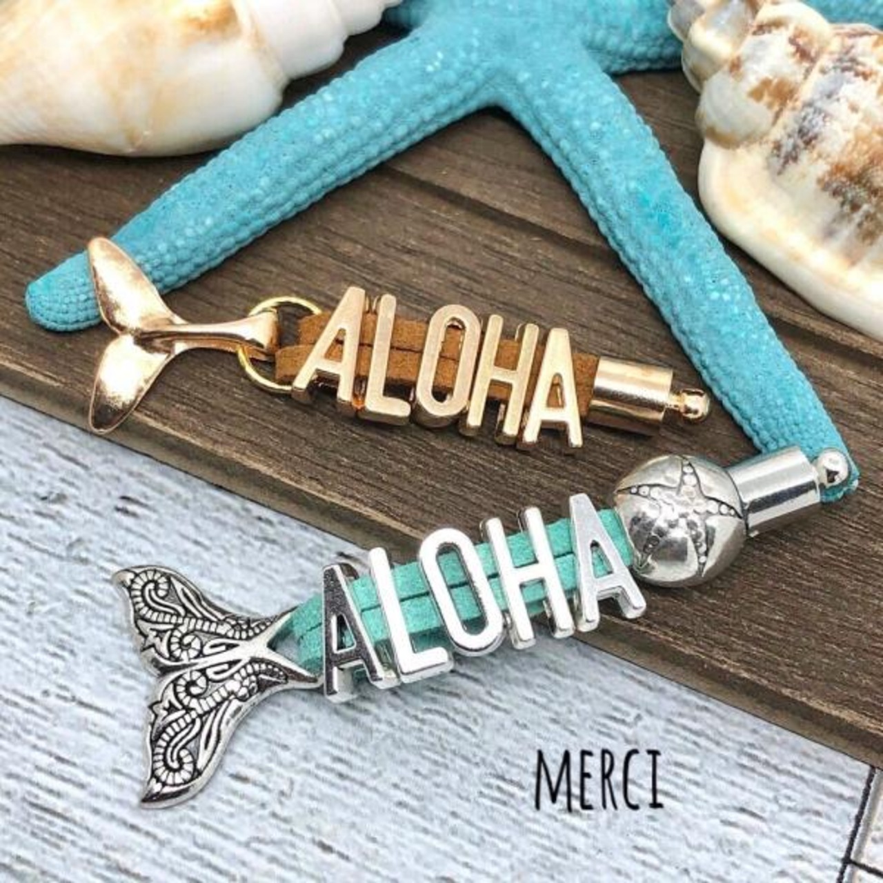 ALOHAスライダースペーサー/ビーズ/ネックレス/ブレスレット
