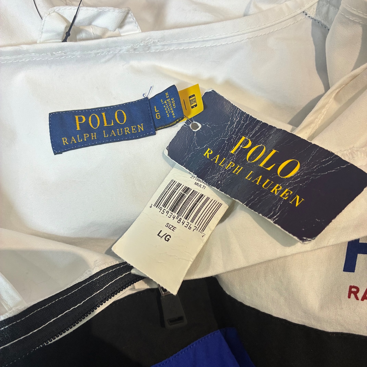 【デッドストック】Polo Ralph Lauren / コットンアノラックパーカー L